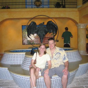 The woman and Me at the Bacardi Factory