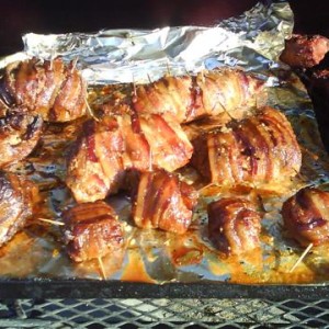 bacon wrapped wild turkey breast