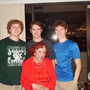 Brother Nick, Brother Sam, Myself, Aunt Rose