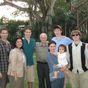 Dad, Aunt Margarita, Sam, Uncle Pepe, Patricia, Myself, Nick