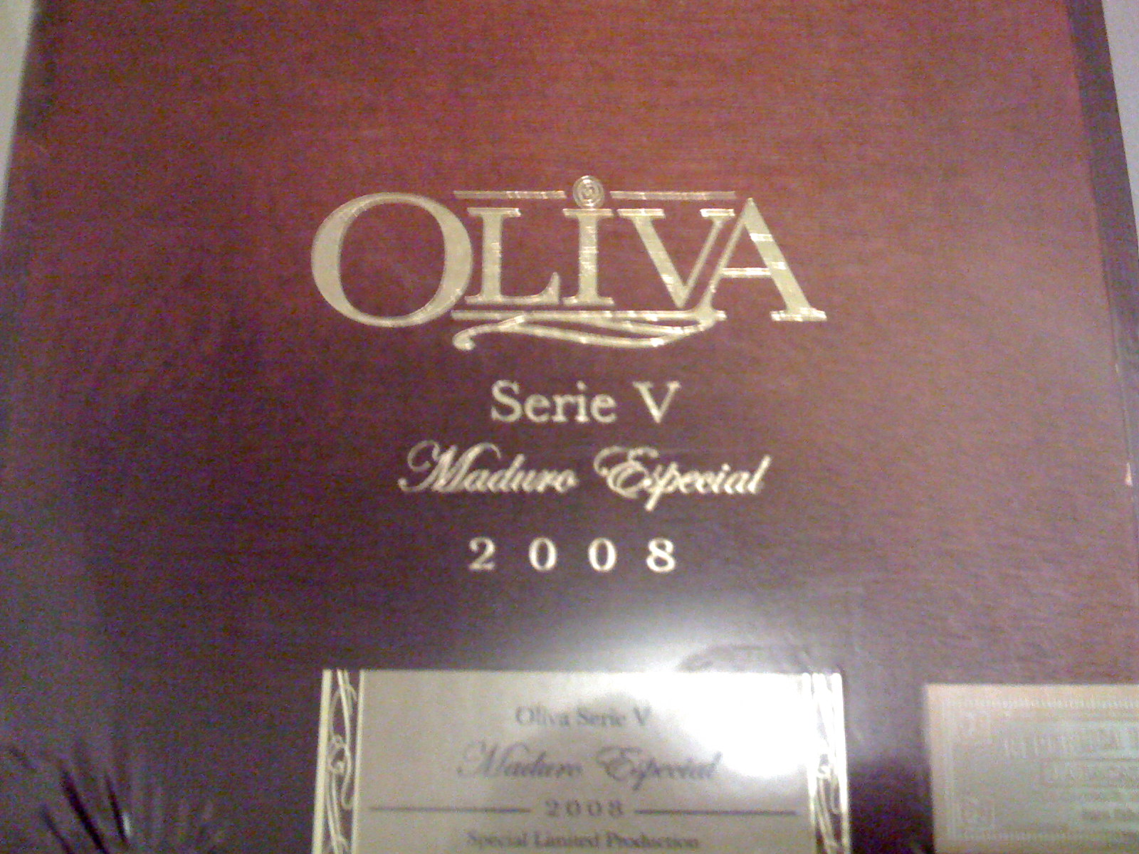 Olive Serie V Maduro Box