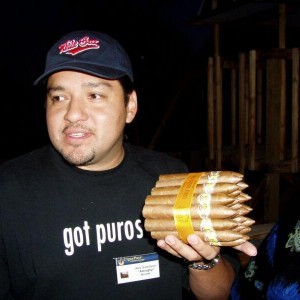 Alexgtp with a bundle of suspected imported cigars