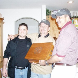 Rod, Gregor, and Tone-NY with the Presidential Humidor