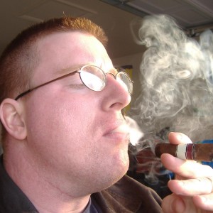 The smoke...
