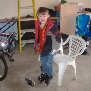 The kid...
