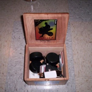 Box fulla cigar accessories