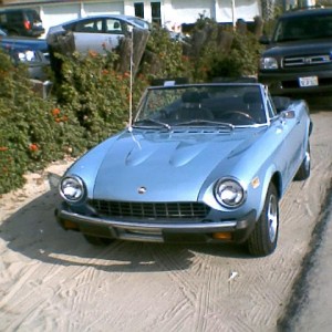 Fiat at Zuma Beach,CA