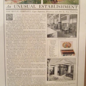 old cigar ad