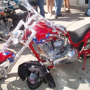 American Flag theme paintjob