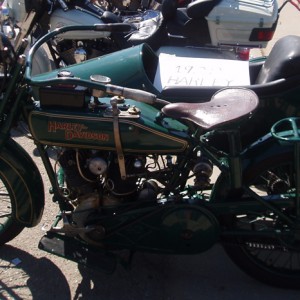 Classic Harley w/ Sidecar
