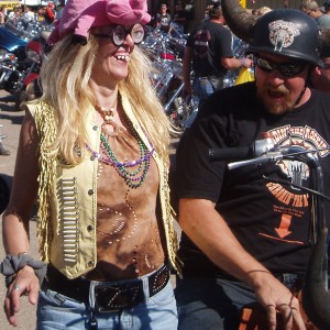 Crazy woman in Hewlett, WY