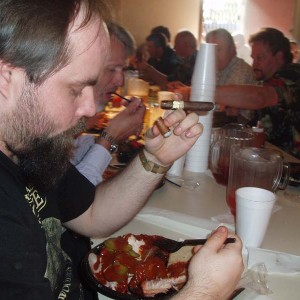 Mr. Peat in Heaven and killing his stomach.