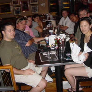 The crew at Harley Davidson for Lunch