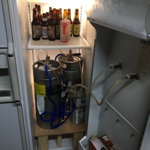 Kegerator Open