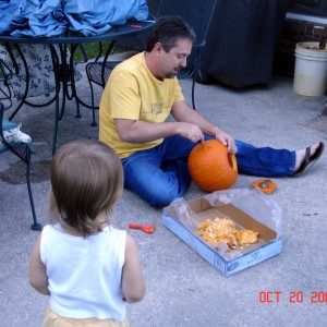 Carvin' the punkin 4
