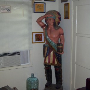 Wooden Cigar Indian