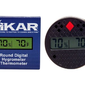 Adjustable Calibration Digital Hygrometer (round)