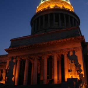 The Capitol building.