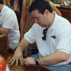 Me....rolling a cigar