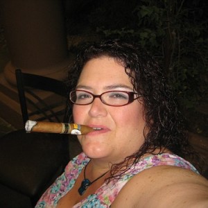 Annette and a 30th Anniversario Cohiba