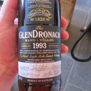 My hand-bottled GlenDronach Manager's Cask