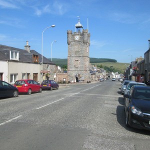 Downtown Dufftown & clocktower