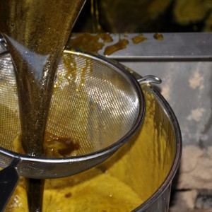 Filtering the syrup