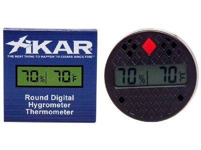 Adjustable Calibration Digital Hygrometer (round)