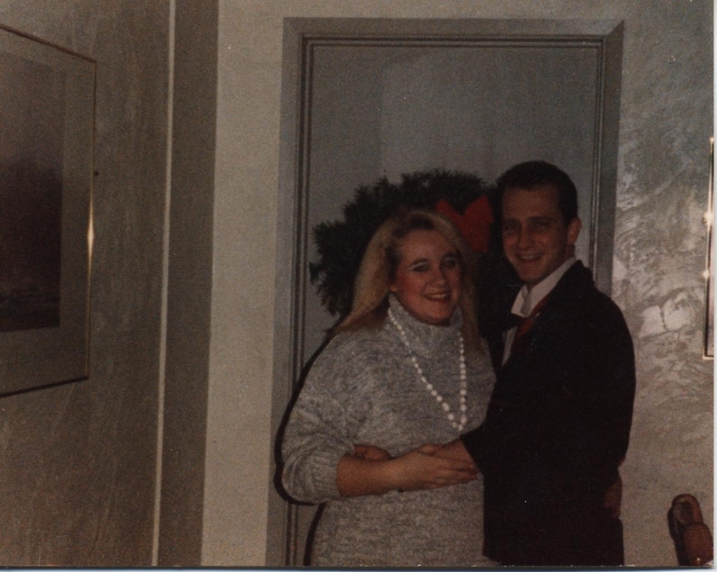 Christmas 1988 - What a cute couple!