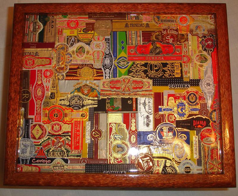 Cigar Band Humidor Lid