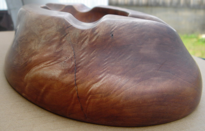 Closeup of amazing grain on the other side