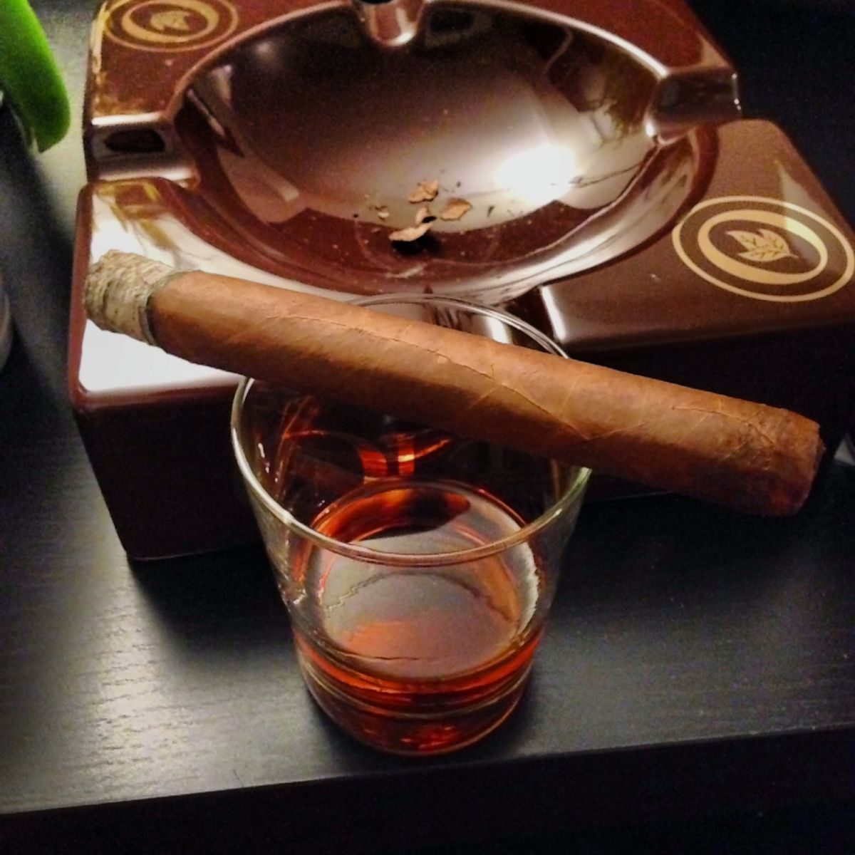 El Dorado 12 year and a custom habano