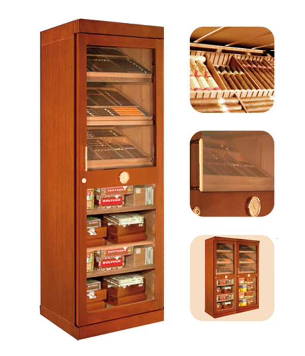 humidor cabinet adorini Roma brown