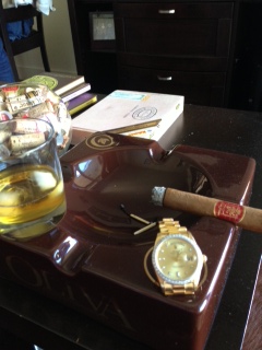 Leon Jimenez, Rolex Presidential just to sport around, Glenmorangie