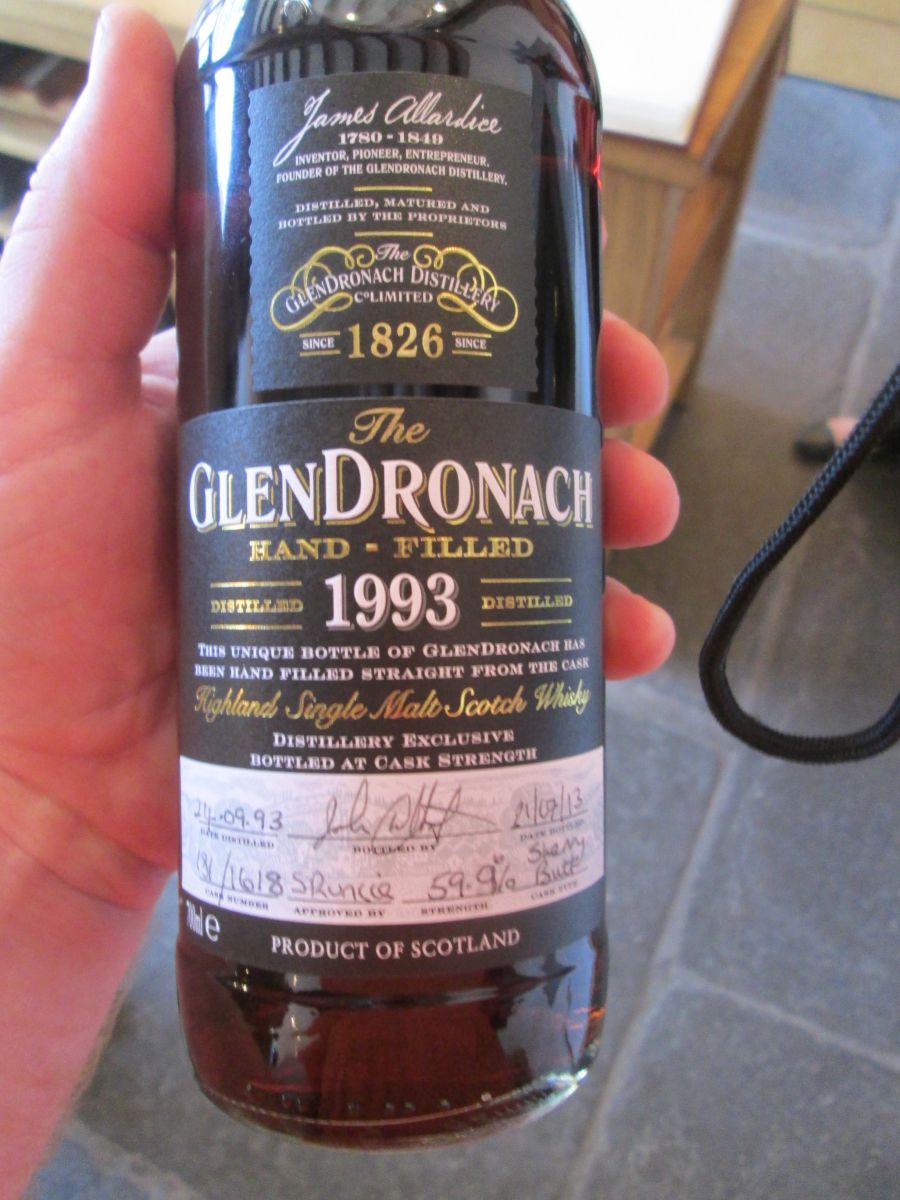 My hand-bottled GlenDronach Manager's Cask