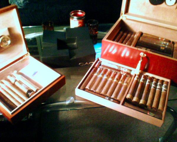 My Humidors and CAO Cubist Ashtray.