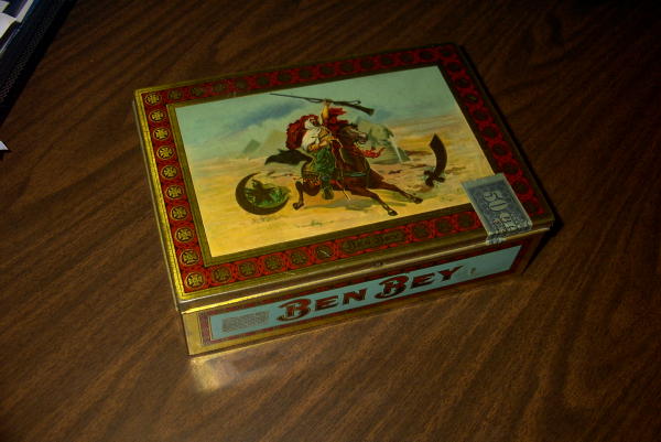 Old Tin Cigar Box