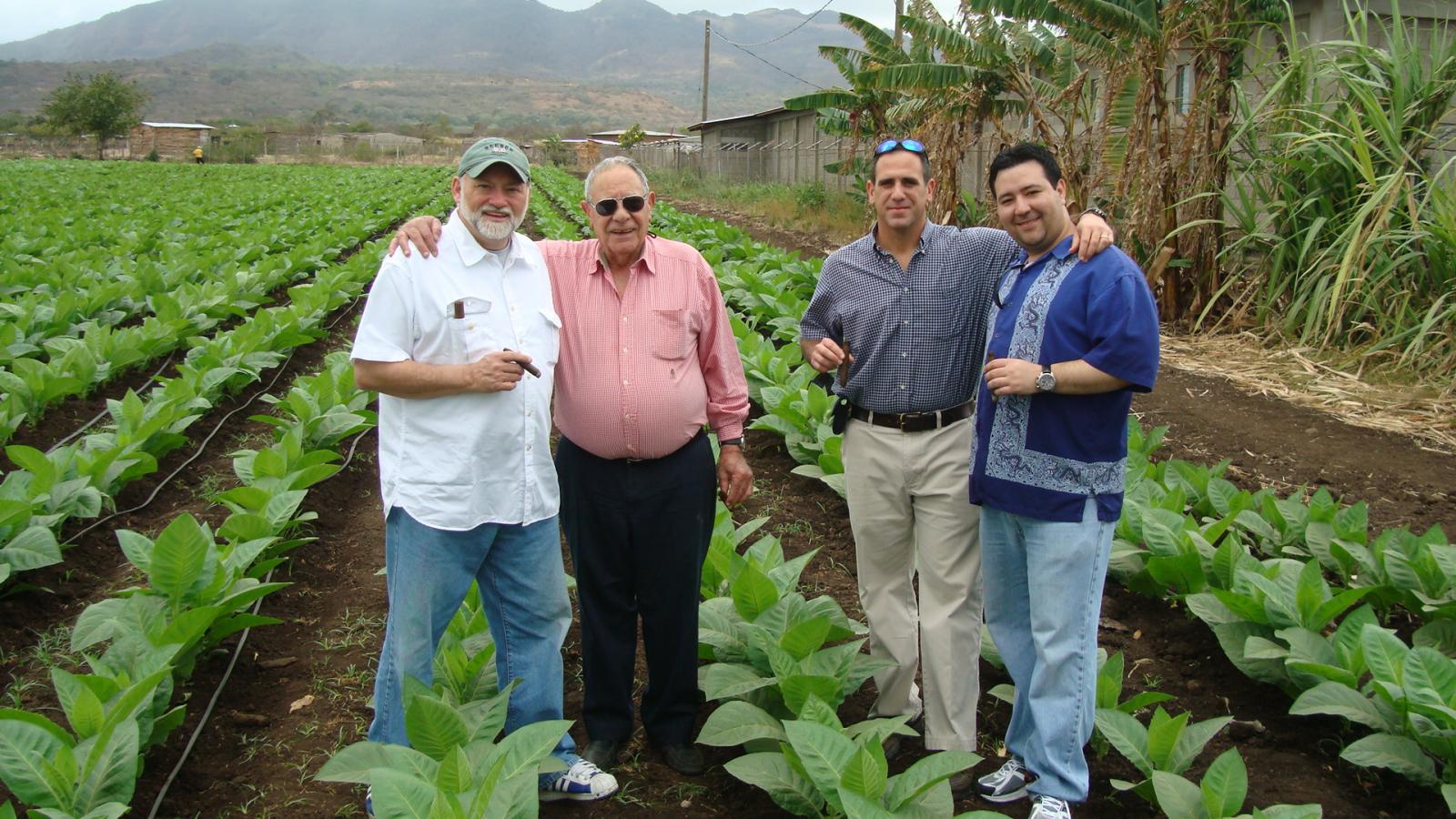 Roadie George, Don Orlando, Jorge Padron, and myself
