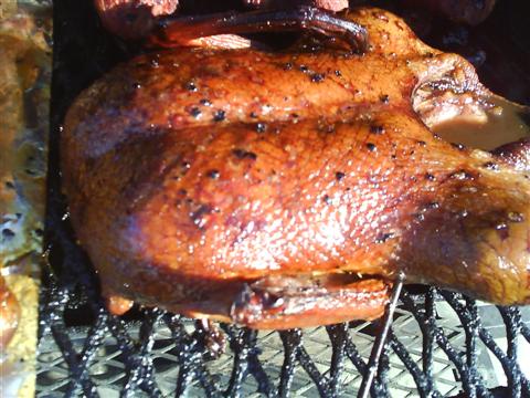 smoked duck