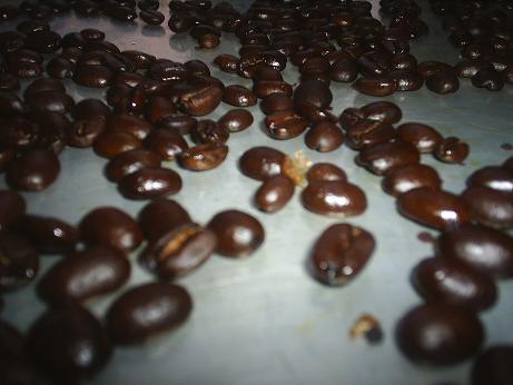 Some fresh roasted sumatra beans...mmmmm