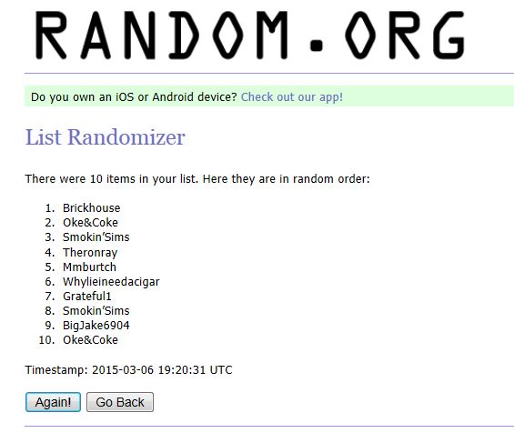 Take A Picture contest winners...