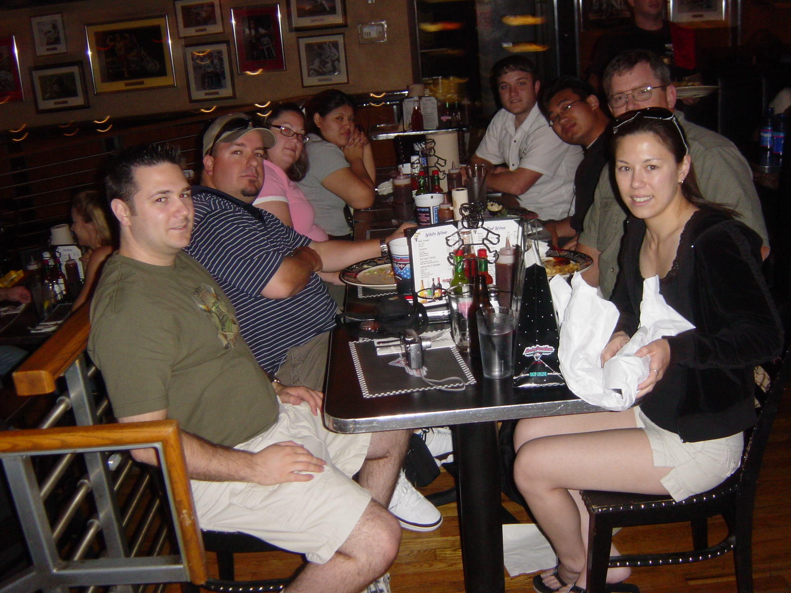 The crew at Harley Davidson for Lunch