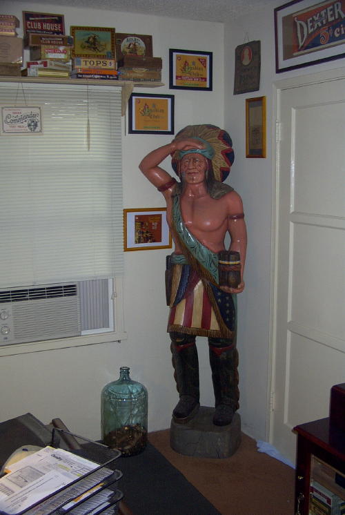 Wooden Cigar Indian